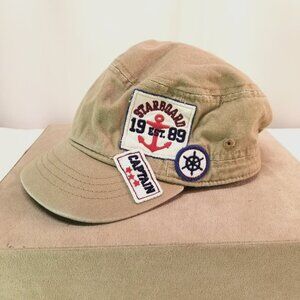 Children's Place Baby Beach Hat 6-12 Months Tan Beige